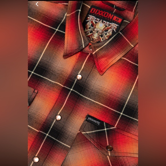 DIXXON MEGADEATH FLANNEL SHIRT - Picture 2 of 5
